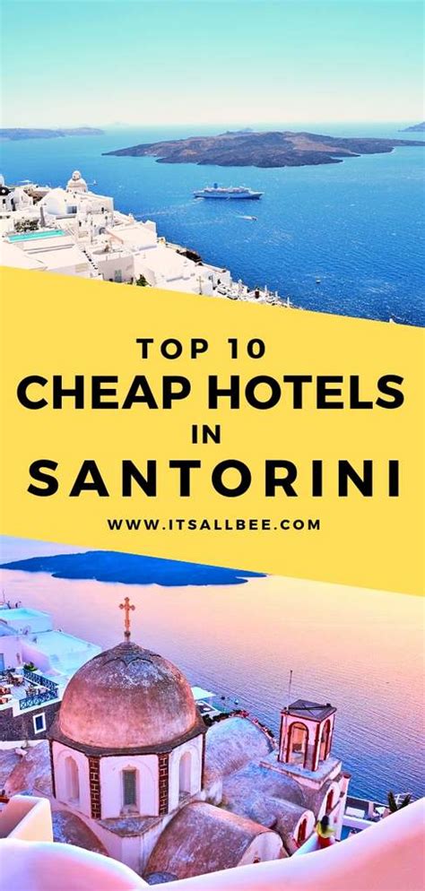 Top 10 Cheap Hotels In Santorini Greece Itsallbee