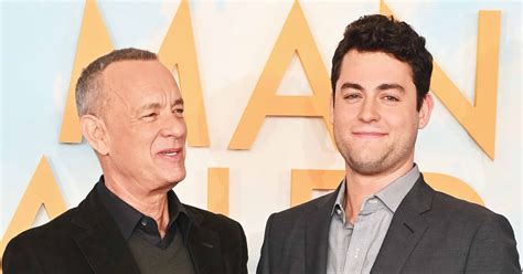 Tom Hanks And Strapping Son Truman Attend A Man Named Otto Photocall