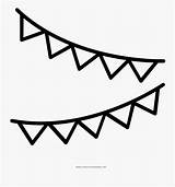 Bunting Clipartkey sketch template