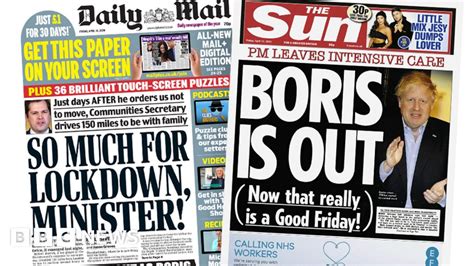 newspaper headlines so much for lockdown minister bbc news
