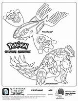 Coloring Pages Pokemon Mcdonalds Kyogre Primal Logo Mcdonald Ronald House Groudon Meal Happy Bear Build Printable Getdrawings Sheets Getcolorings Drawing sketch template