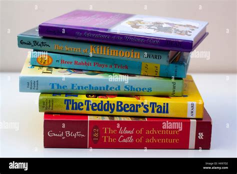 stack pile  enid blyton books classic kids books childrens books
