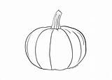Pumpkin Coloring Pages Drawing Printable Kids Outline Easy Pumpkins Color Line Halloween Clipart Template Fancy Fall Drawings Sheets Colouring Sheet sketch template