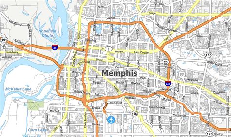 map  memphis tennessee gis geography
