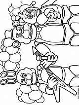 Nights Freddy Five Coloring Pages Printable Print Cartoon sketch template