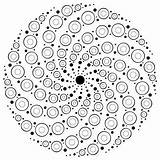Dot Dots Mandalas Stencils Swirly Kreise Schablone M71 Freeprintabletm sketch template