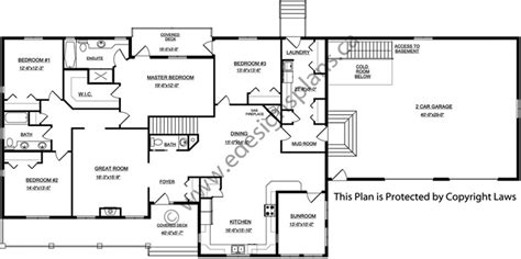 bungalow house plan  edesignsplansca