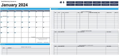 downloaded  simple   retail marketing calendar