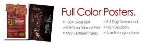 full color poster printing poster printing large posters chicago