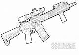 Coloring Armoryblog Handguns Ar15 Getdrawings sketch template