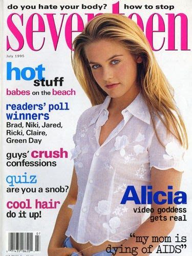 1995 alicia silverstone seventeen seventeen magazine