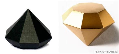 papermau papercraft diamonds  templates  tutorial  hungry heart