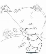 Coloring Pages Kite Flying Cavalier Charles King Spaniel Heffalump Pooh Getdrawings Getcolorings Bear Baby Printable Colorings Color sketch template