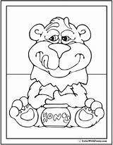 Bear Coloring Pages Sheet Grizzlies Template Memphis Cute Printable Colorwithfuzzy sketch template