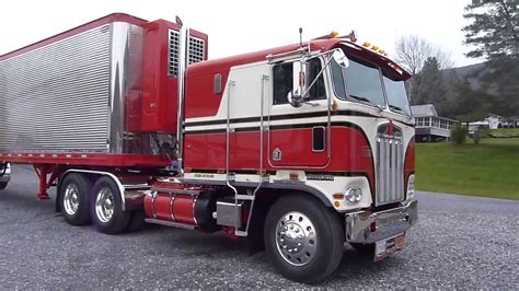 kenworth cabover  part  youtube