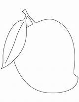 Mango Coloring Pages Fruit Drawing Kids Draw Plum Clipart Colouring Line Color Fruits Drawings Worksheet Printable Clip Preschool Sheets Worksheets sketch template