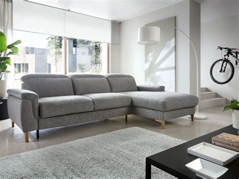 Corner Sofa Mia Extendable With Linen Box Zunda
