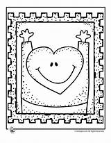 Stamp Coloring Pages Heart Kids Designlooter 880px 95kb Template sketch template