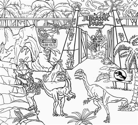jurassic world coloring pages  printable coloring pages  kids