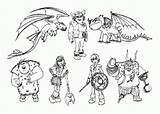 Dragons Dreamworks Mou Croque Enfants Coloriages Héros Dessus Eux sketch template