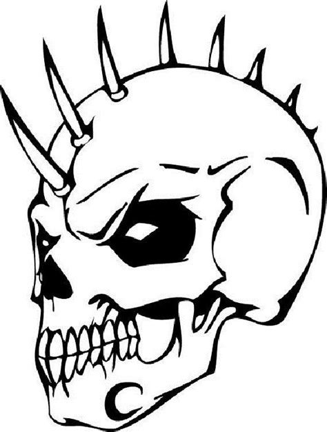 coloring pages  skulls  flames  getcoloringscom