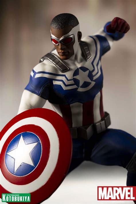 Sam Wilson Captain America Statue By Kotobukiya The