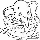 Dumbo Coloring Pages Elephant Baby Disney Horse Drawing Bath Printable Mandala Colouring Mom Color Sheets Cartoon Book His Wecoloringpage Getcolorings sketch template
