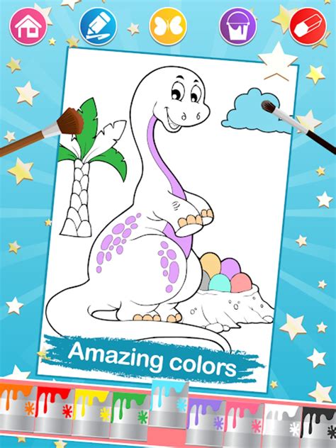 dino coloring pages apk  android