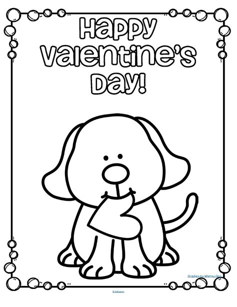 valentines day card   dog holding  heart   paws