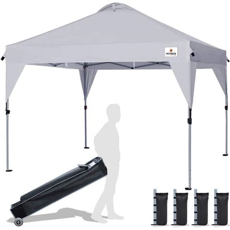 keymaya  ez pop  canopy tent commercial instant shelter canopies bonus heavy duty