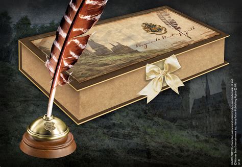 hogwarts writing quill  noble collection uk