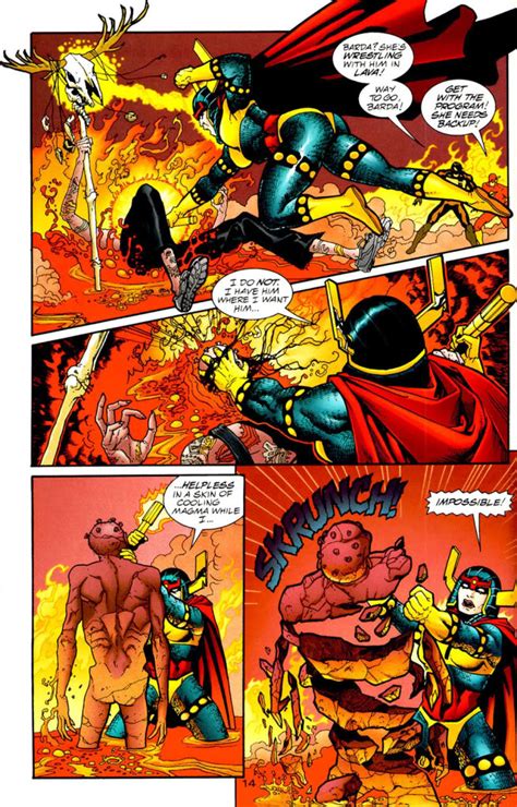 big barda vs thing colossus and wendigo battles comic vine