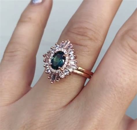 Heidi Gibson Designs Colored Stone Engagement Rings