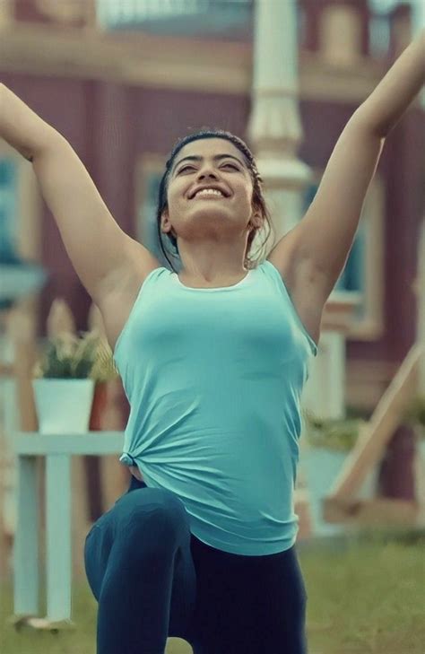 Rashmika Fitness Mood Bollywood Girls Indian Girl Bikini Beautiful