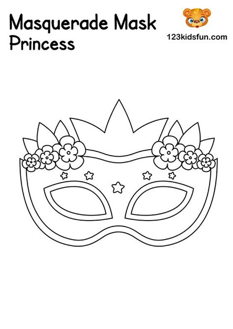 masquerade mask  printable mask template masquerade mask