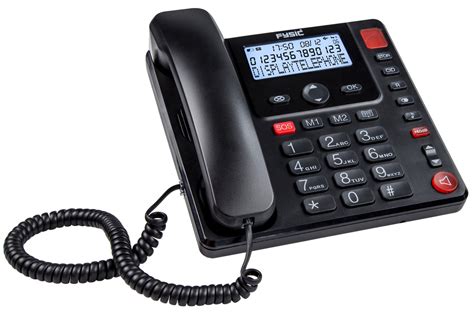 fysic fx  vaste telefoon met display en grote toetsen voor senioren fysicnl