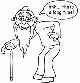 Old Coloring Man Pages Printable Getcolorings Color Cartoon Popular sketch template