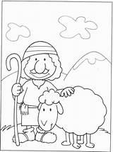 Shepherd Shepherds Appreciation Lost Berger Parabole Getcolorings Coloringhome sketch template