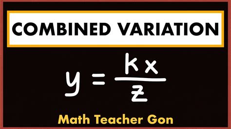 combined variation finding  variation problems  solving problems