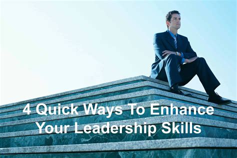 quick ways  enhance  leadership skills joseph lalonde