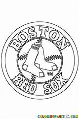 Sox Boston Baseball Patriots Colouring Starklx sketch template