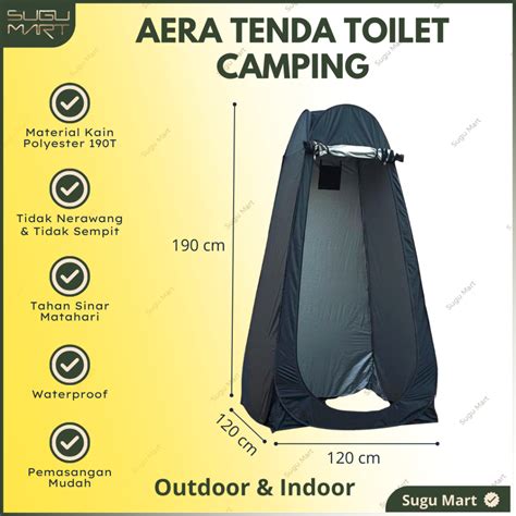 Jual Tenda Toilet Camping Aera Tenda Mandi Ganti Baju Lipat Automatic