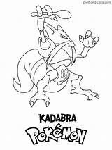Kadabra sketch template