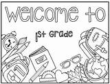 Grade Coloring 3rd 1st 2nd Welcome First Sheet Pages Worksheets School Third Teacherspayteachers Worksheet Template Field Writing Reading Math Preview sketch template