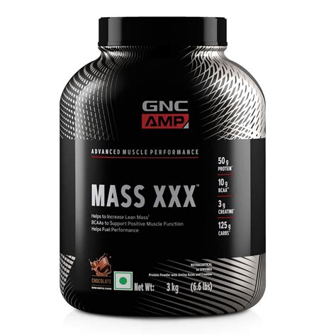 gnc amp amplified mass xxx  lbs  kg chocolate good protein supplement  muscle building