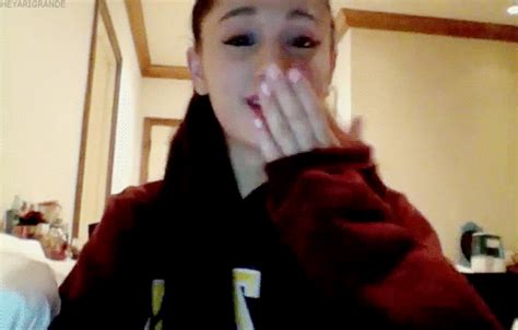 image ariana blowing kiss austin and ally wiki wikia