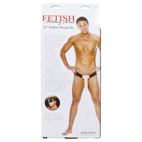 fetish fantasy 10 hollow strap on flesh sex toys at adult empire