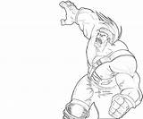 Strongman Haggar Coloring Pages sketch template
