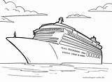Kreuzfahrtschiff Kapal Malvorlage Mewarnai Laut Pesiar Schiffe Mewarna Contoh Malvorlagen Ausmalbild Ausmalen Boote Kostenlos sketch template