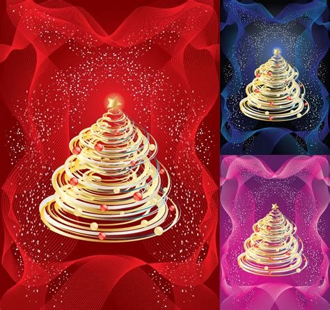 abstract christmas tree  vector graphics   web resources